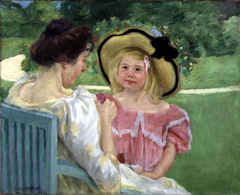 Mary Cassatt In the Garden, 1904